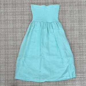 fab'rik Strapless Mint Green Sundress